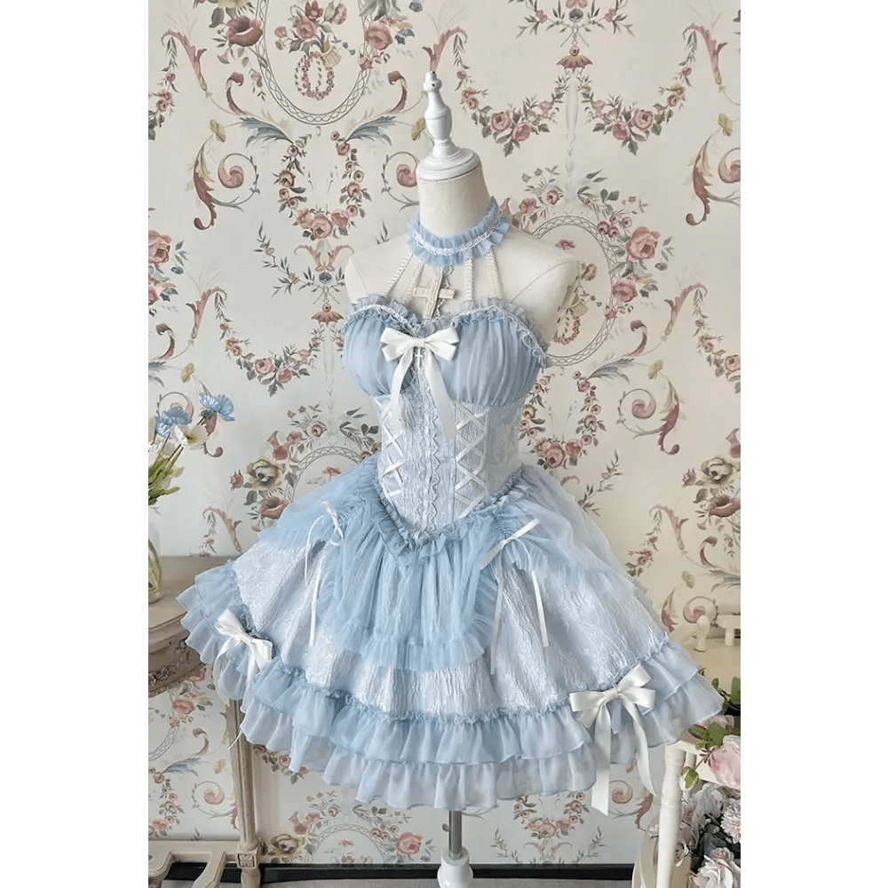 Exquisite Royal Victorian Lolita Dress with Luxury Detailing - Cosparty