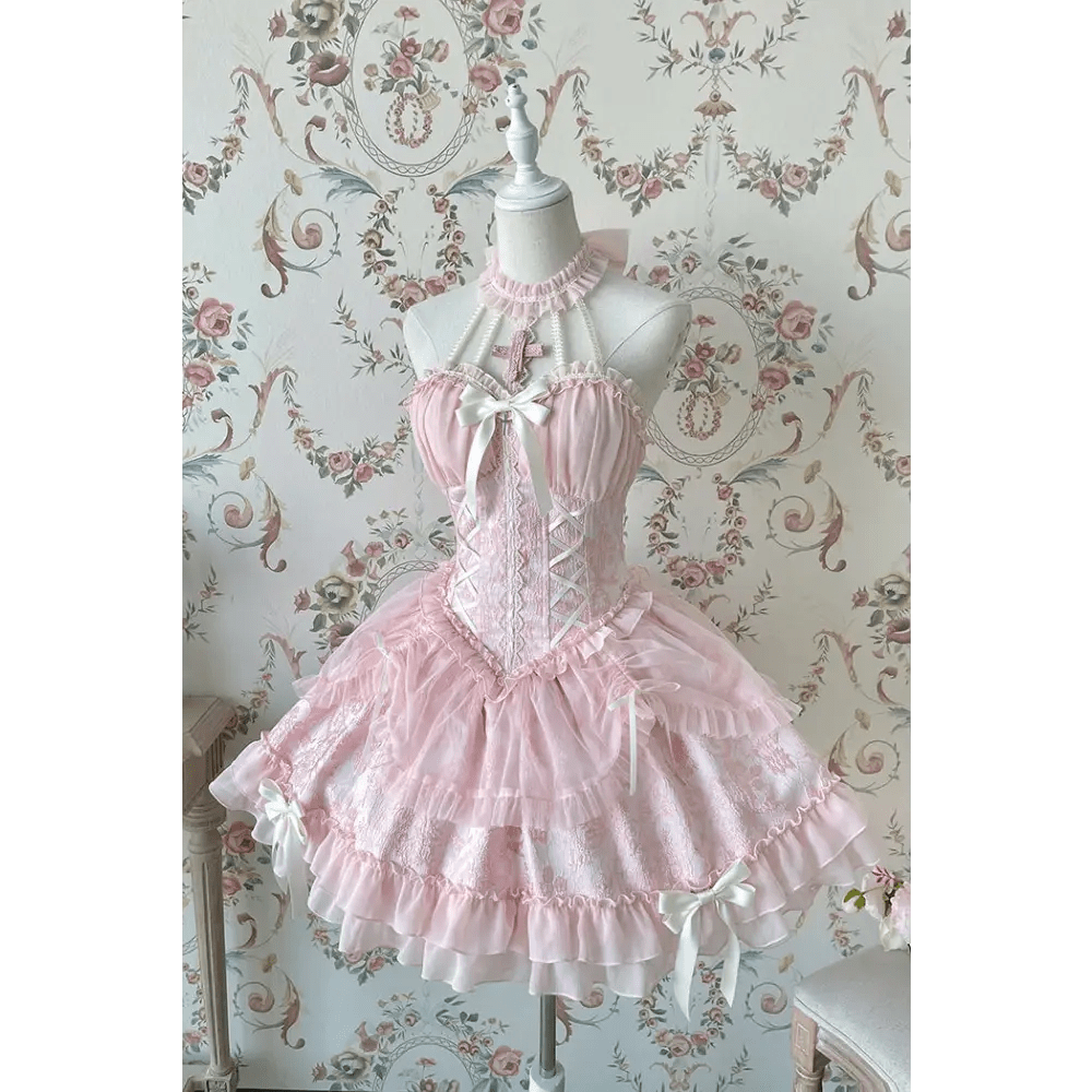 Exquisite Royal Victorian Lolita Dress with Luxury Detailing - Cosparty