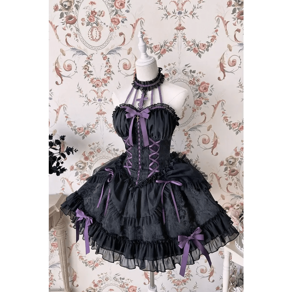Exquisite Royal Victorian Lolita Dress with Luxury Detailing - Cosparty