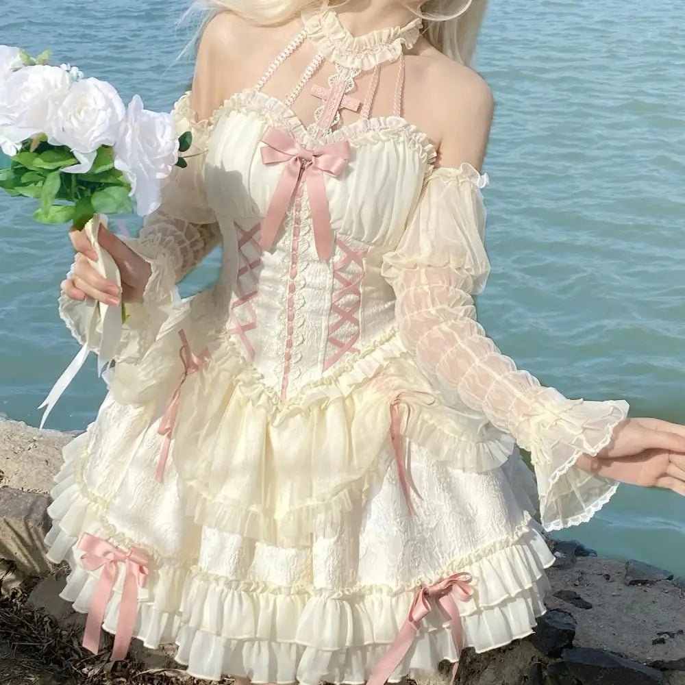 Exquisite Royal Victorian Lolita Dress with Luxury Detailing - Cosparty