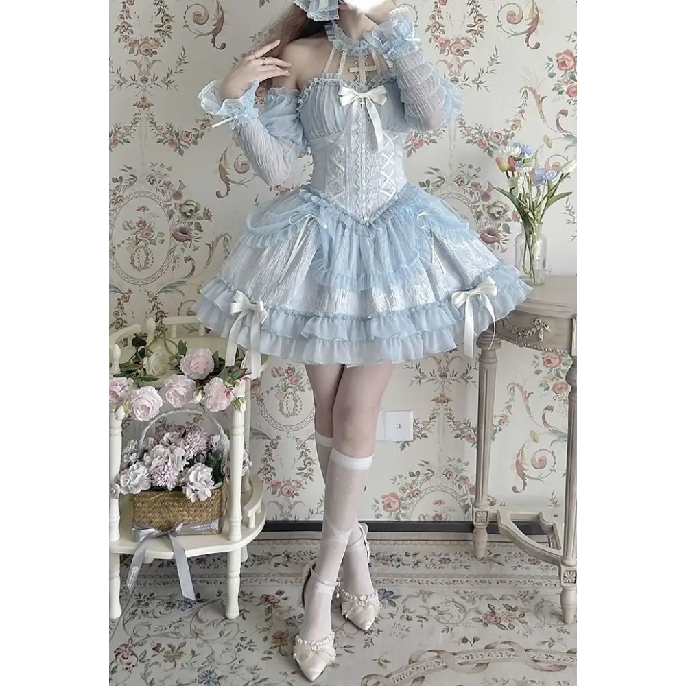 Exquisite Royal Victorian Lolita Dress with Luxury Detailing - dress