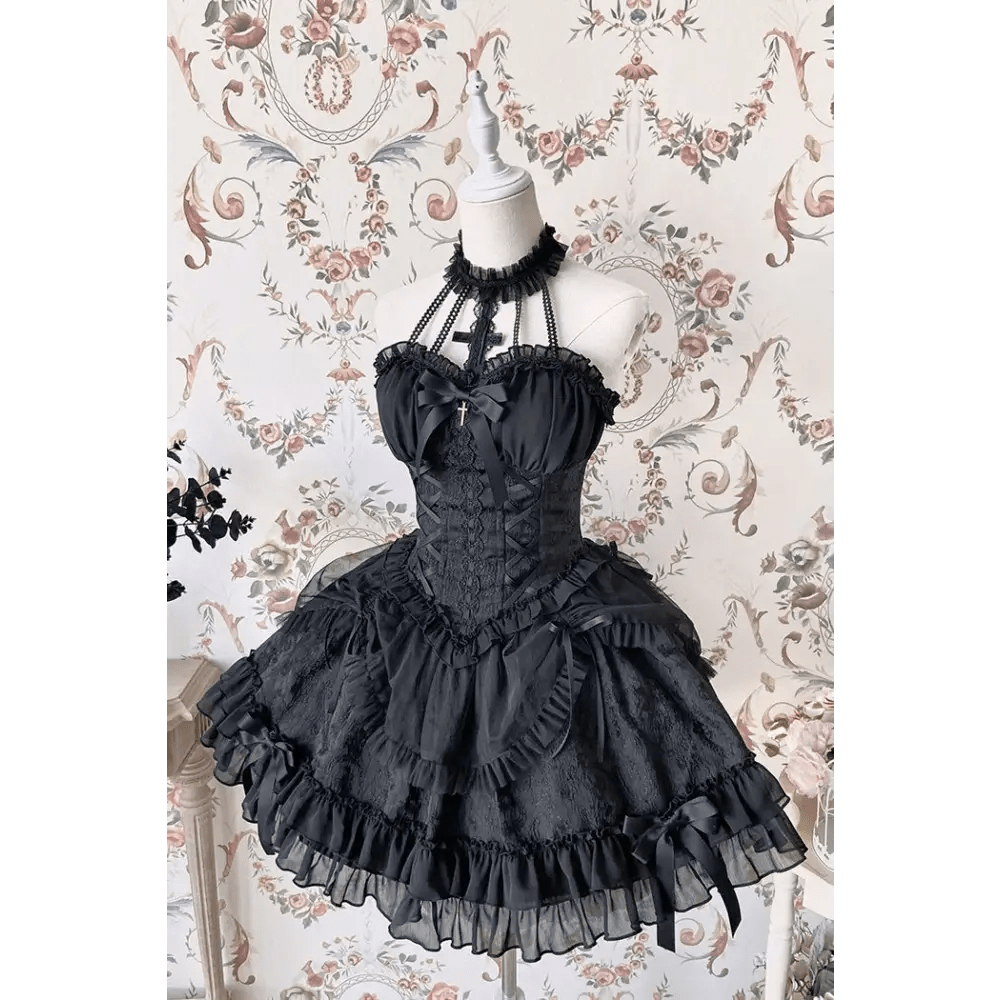 Exquisite Royal Victorian Lolita Dress with Luxury Detailing - Cosparty