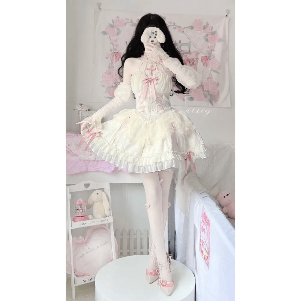 Exquisite Royal Victorian Lolita Dress with Luxury Detailing - Cosparty