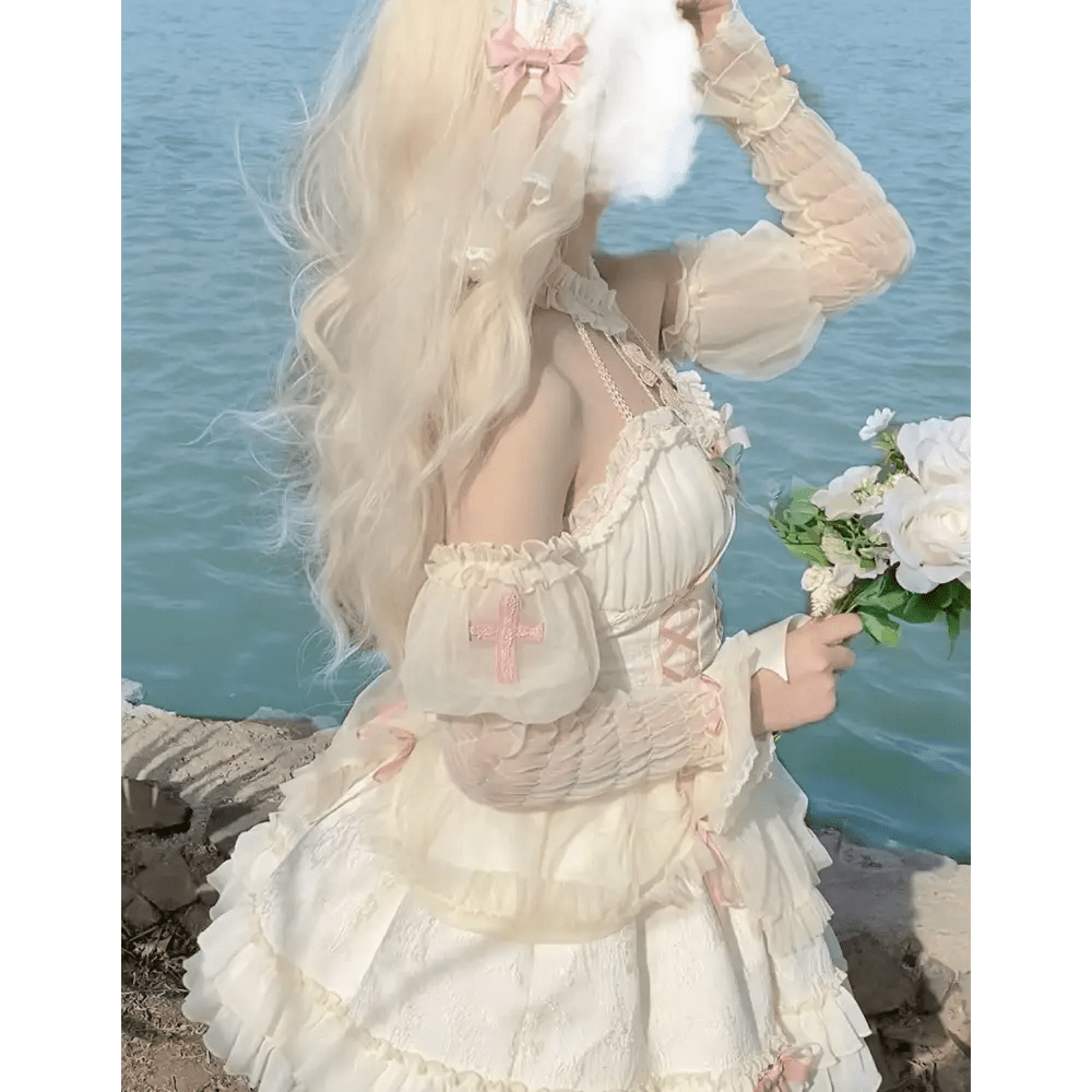 Exquisite Royal Victorian Lolita Dress with Luxury Detailing - Cosparty