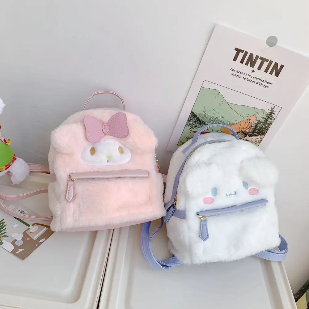 Exquisitely Detailed Fairy-Kei Cinnamoroll and My Melody Plush Handbags - purse