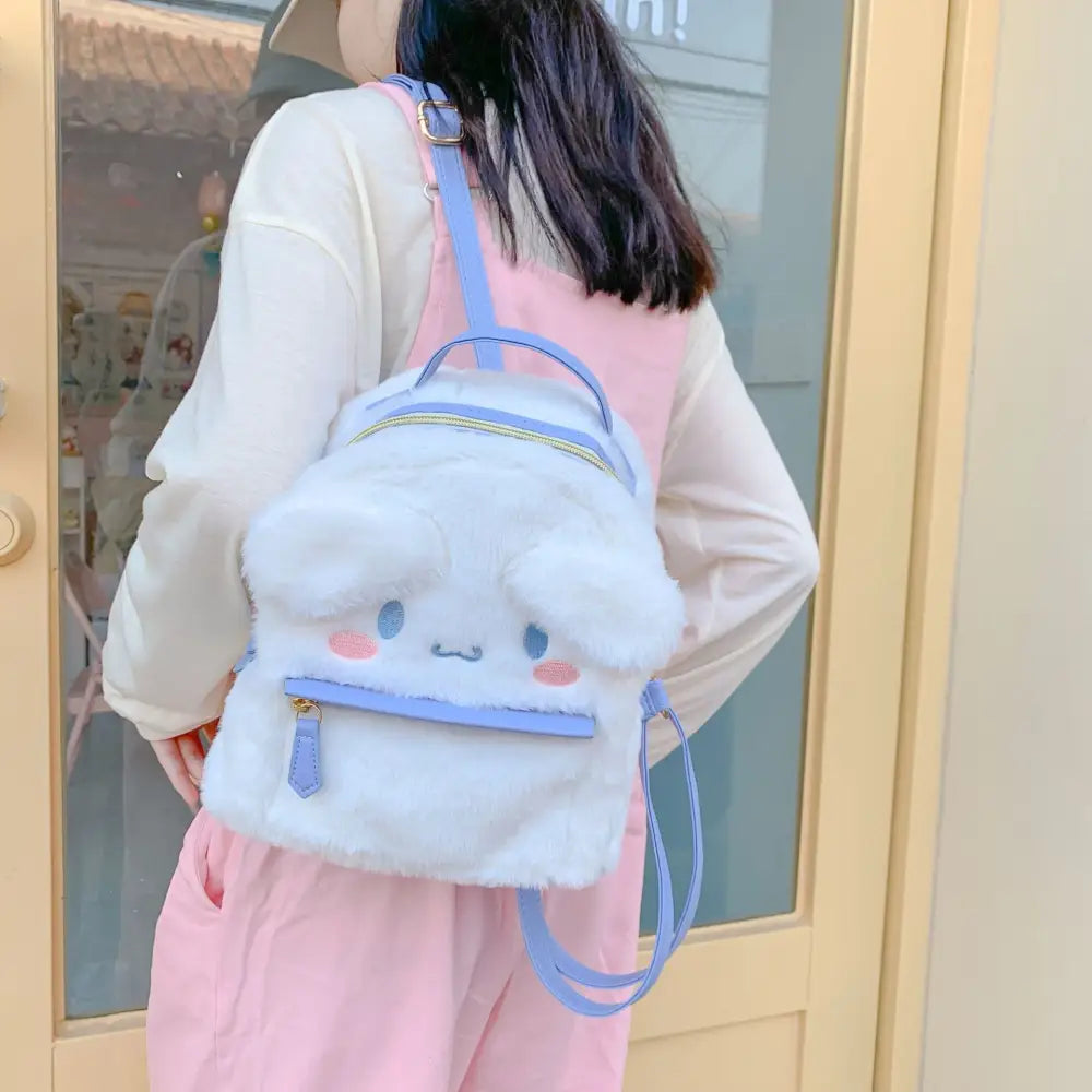 Exquisitely Detailed Fairy-Kei Cinnamoroll and My Melody Plush Handbags - Cinnamoroll - purse