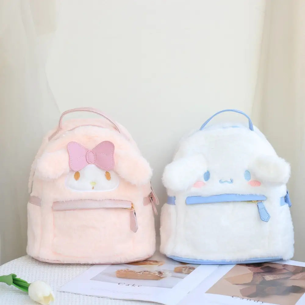 Exquisitely Detailed Fairy-Kei Cinnamoroll and My Melody Plush Handbags - purse