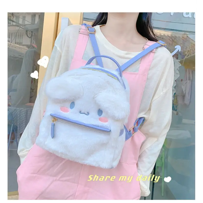 Exquisitely Detailed Fairy-Kei Cinnamoroll and My Melody Plush Handbags - purse