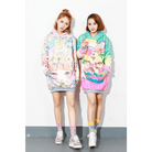 Extra - Long Hooded Anime Sweater Dress for Cozy Comfort - Cosparty