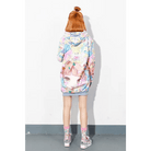 Extra - Long Hooded Anime Sweater Dress for Cozy Comfort - Cosparty