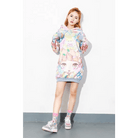 Extra - Long Hooded Anime Sweater Dress for Cozy Comfort - Cosparty