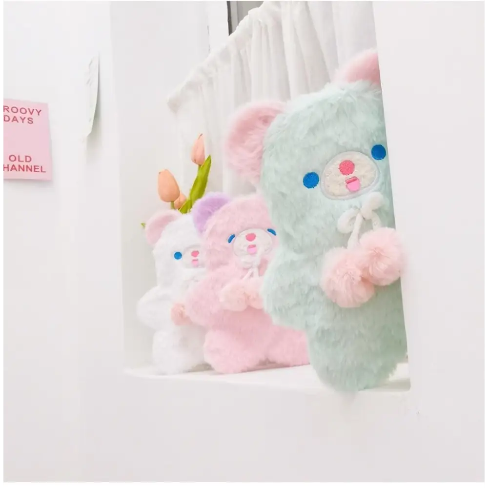 Fairy-Kei Baby Bear Plush Cosmetic and Stationery Bag - bags