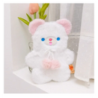 Fairy-Kei Baby Bear Plush Cosmetic and Stationery Bag - White Bear - bags