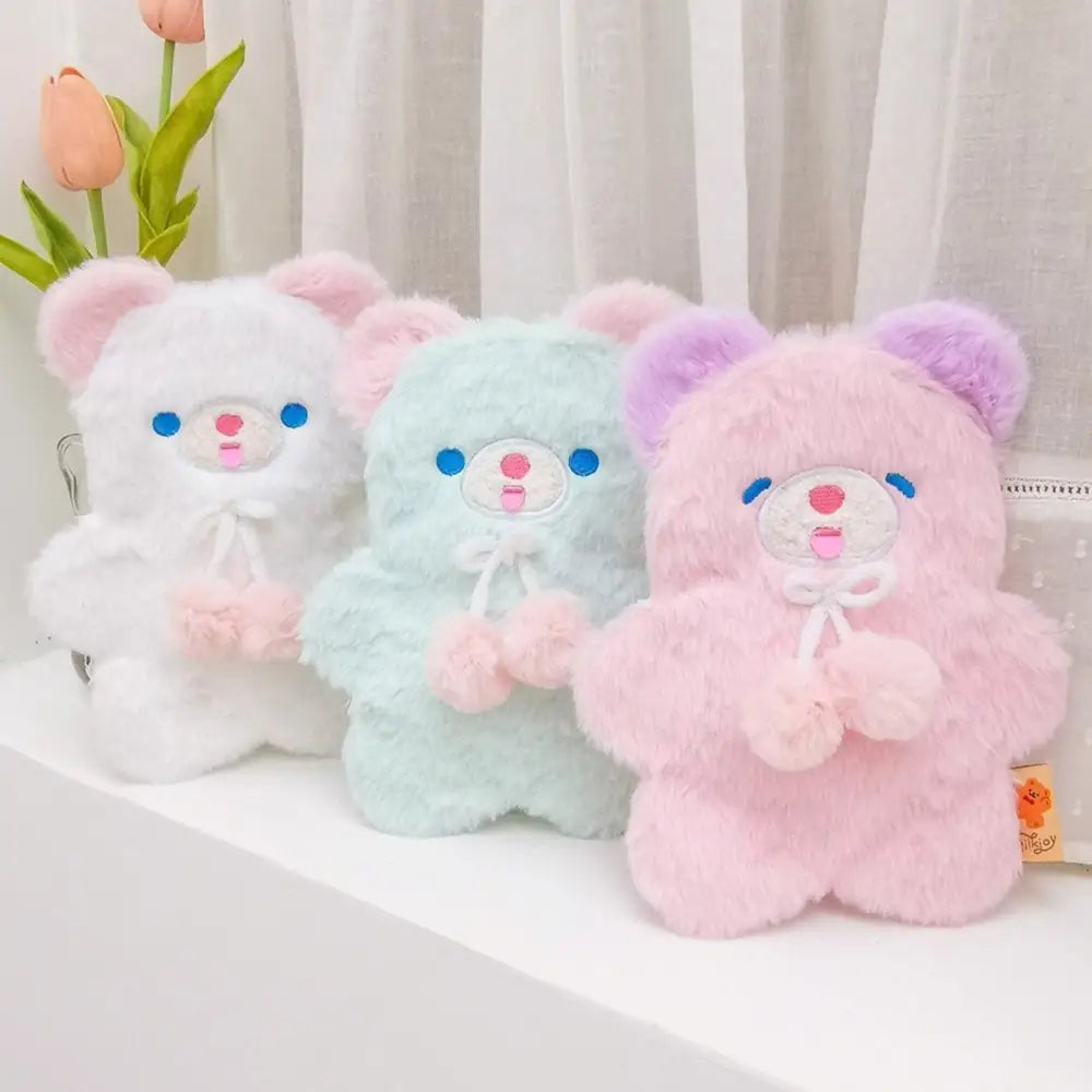 Fairy-Kei Baby Bear Plush Cosmetic and Stationery Bag - bags