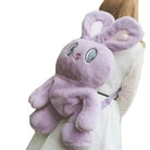 Fairy Kei Bunny Book Bag in Plush Material for Kawaii Style - Cosparty