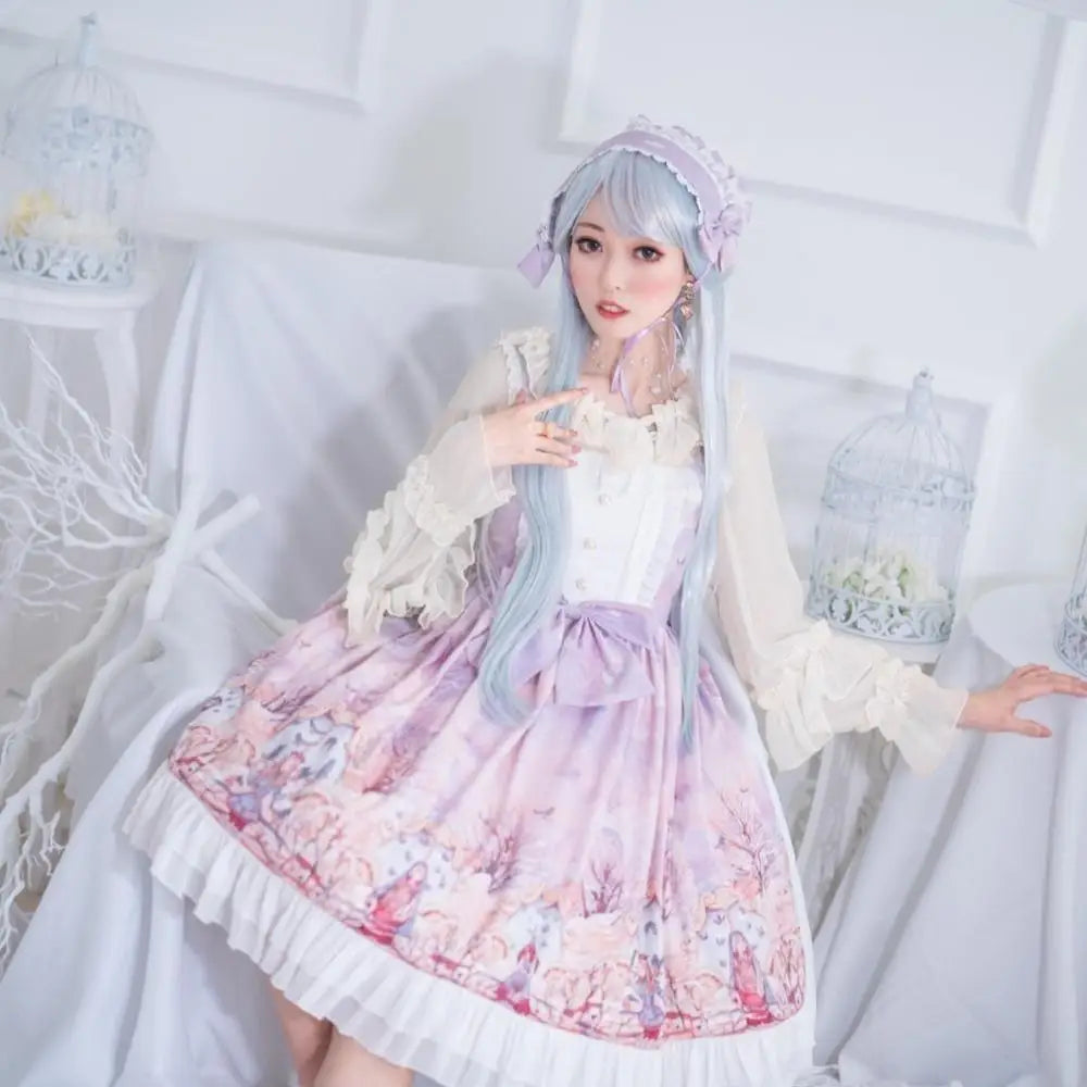 Fairy-Kei Forest Fairy Lolita Dress for Kawaii Princesses - dress