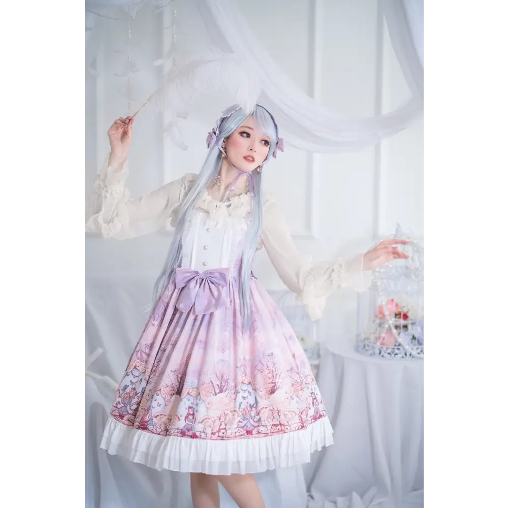 Forest Fairy Lolita Dress - Purple / M - dresses, egl, elf, elven, fairies