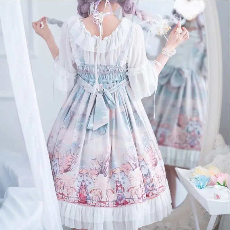 Fairy-Kei Forest Fairy Lolita Dress for Kawaii Princesses - dress