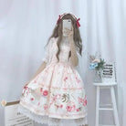 Fairy Kei Inspired Sweet Lolita Dress with Lace and Tulle Details - Cosparty