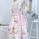 Fairy Kei Inspired Sweet Lolita Dress with Lace and Tulle Details - Cosparty