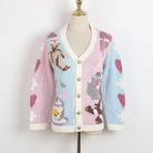 Fairy-Kei Medical Bear Cardigan 55cm Length Cute Kawaii Fashion Org Instock - sweater