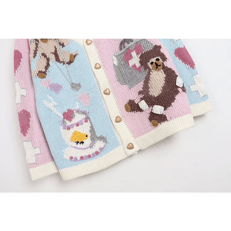 Fairy - Kei Medical Bear Cardigan 55cm Length Cute Kawaii Fashion Org Instock - Cosparty
