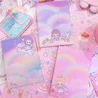 Fairy-Kei Pastel Notepad with 50 Colorful Pages of Kawaii Design - Set of all 3 (Save $5) - notebook