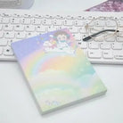 Fairy-Kei Pastel Notepad with 50 Colorful Pages of Kawaii Design - Style 2 (Blues) - notebook