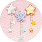 Fairy-Kei Star Hair Clip with Charms and Pearls for Kawaii Style - jewelry