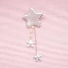 Fairy-Kei Star Hair Clip with Charms and Pearls for Kawaii Style - jewelry