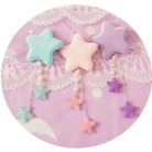 Fairy-Kei Star Hair Clip with Charms and Pearls for Kawaii Style - jewelry