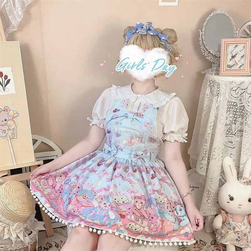 Fairy-Kei Sweet Lolita Dress for Kawaii Princesses - dress