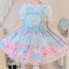 Fairy-Kei Sweet Lolita Dress for Kawaii Princesses - Bright Blue / M - dress