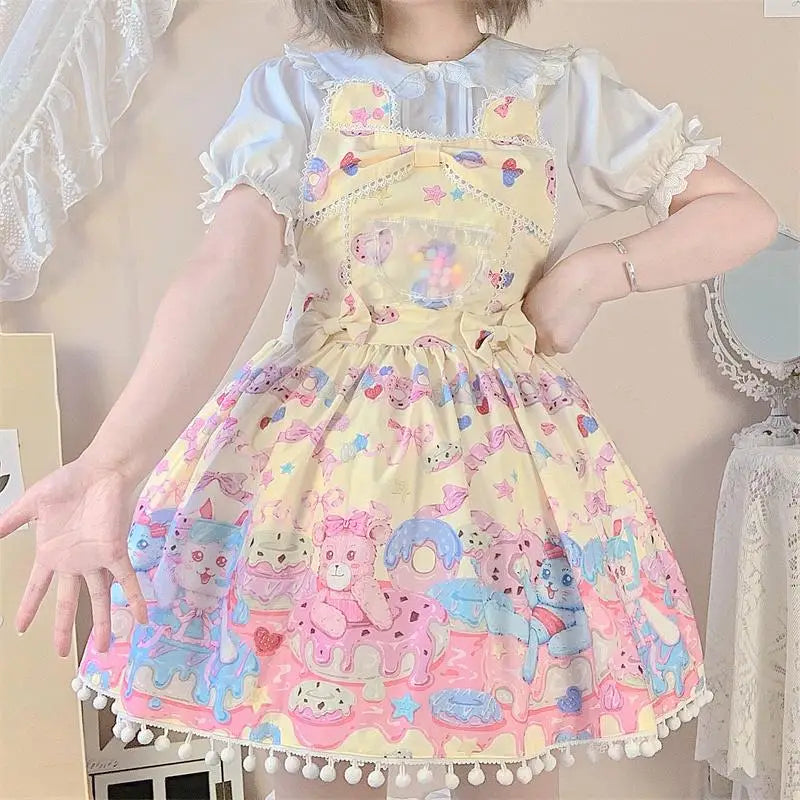 Fairy-Kei Sweet Lolita Dress for Kawaii Princesses - dress