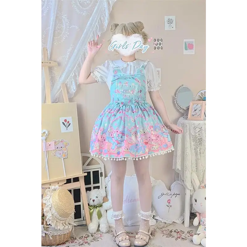 Fairy-Kei Sweet Lolita Dress for Kawaii Princesses - dress