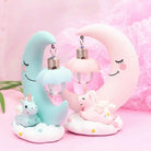 Fairy-Kei Unicorn Moon Night Light for Dreamy Bedrooms - light