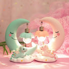 Fairy-Kei Unicorn Moon Night Light for Dreamy Bedrooms - light