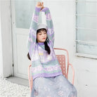 Fairy Kei Vintage Knit Cardigan Sweater with Pastel Patterns - sweater