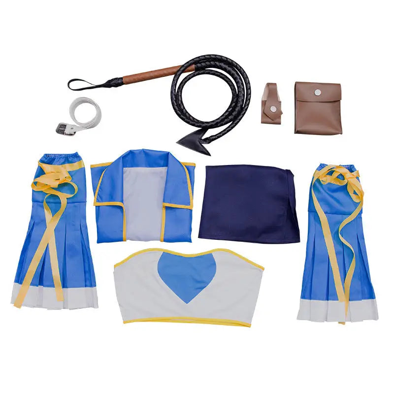 Fairy Tail cos Lucy Heartfilia cosplay costume seven years later anime cosplay costume full set - S / Lucy Clothes
