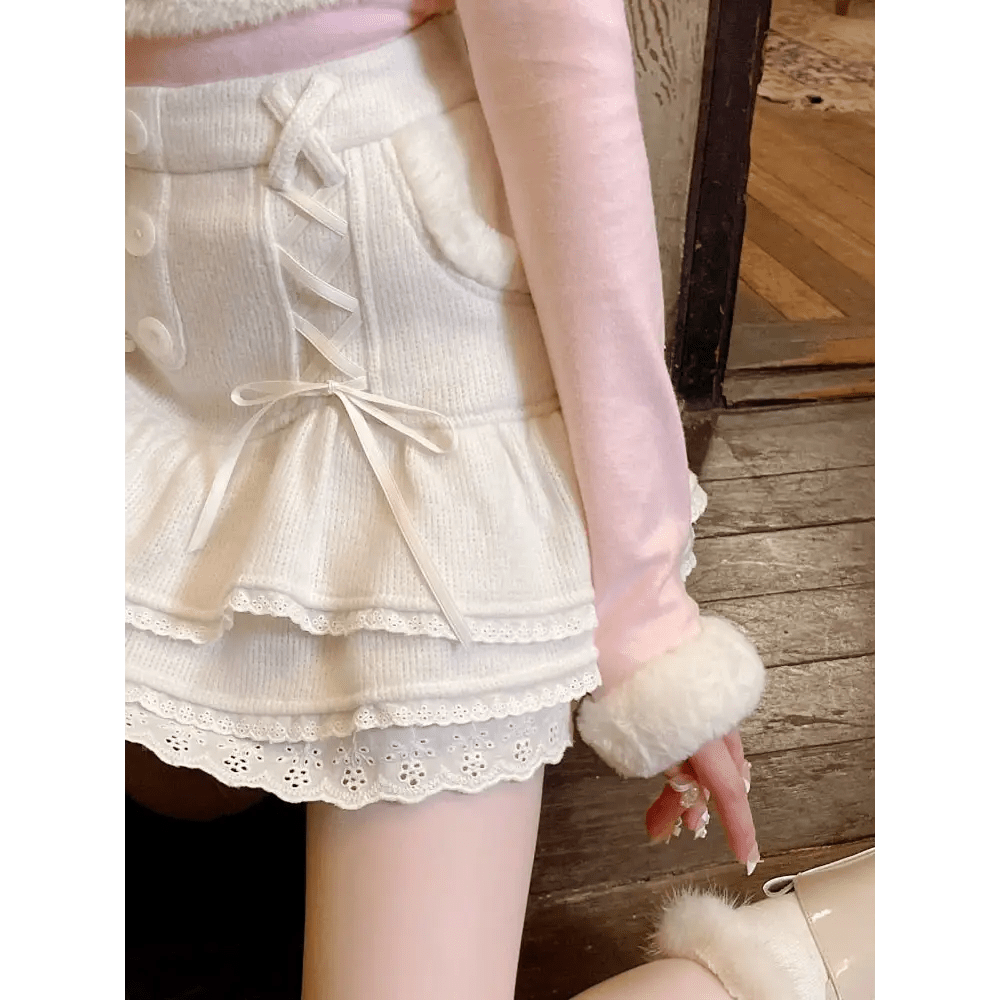 Fairycore Outfit with 50cm Waist Skirt for an Angelic Ensemble - Cosparty