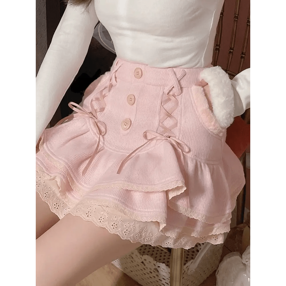 Fairycore Outfit with 50cm Waist Skirt for an Angelic Ensemble - Cosparty