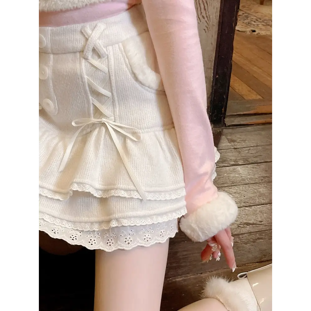 Fairycore Outfit with 50cm Waist Skirt for an Angelic Ensemble - outfit