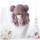 Fearless Wavy Bob Wig in Dirty Lavender Purple Shade - wigs