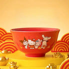 Festive Friends Serving Bowls for a Kawaii Holiday Celebration - Cosparty