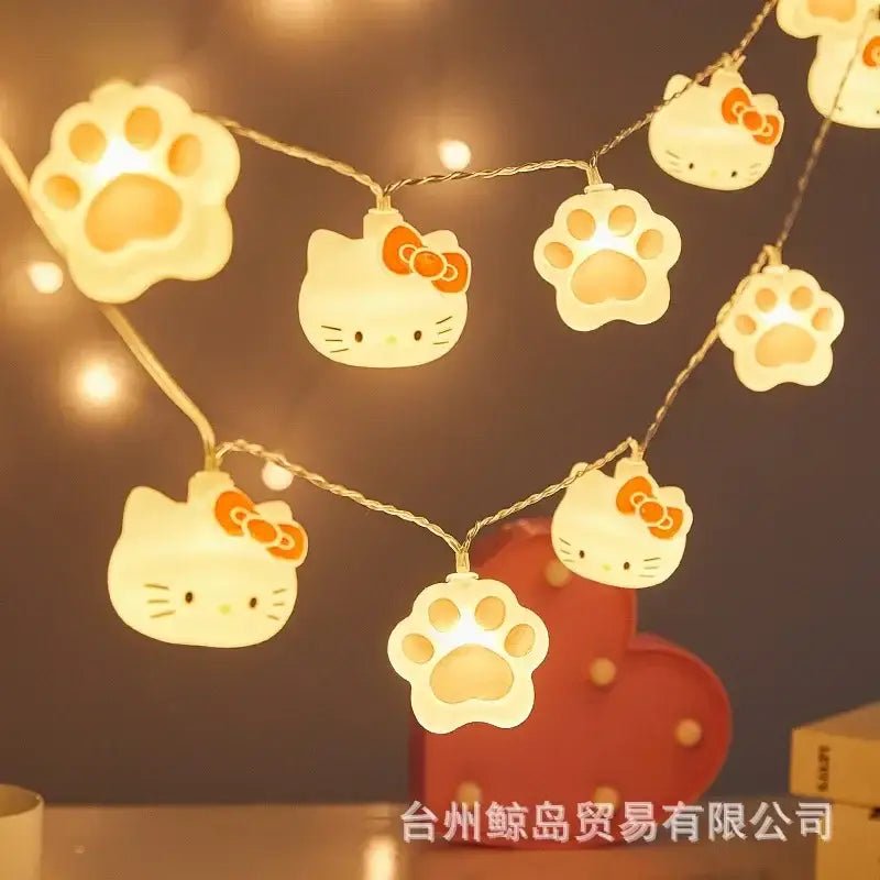 Festive Holiday Kitten String Lights for Adorable Decor - Cosparty