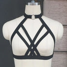 Flattering Choker Harness with Sultry Straps for Cospartys - underwear