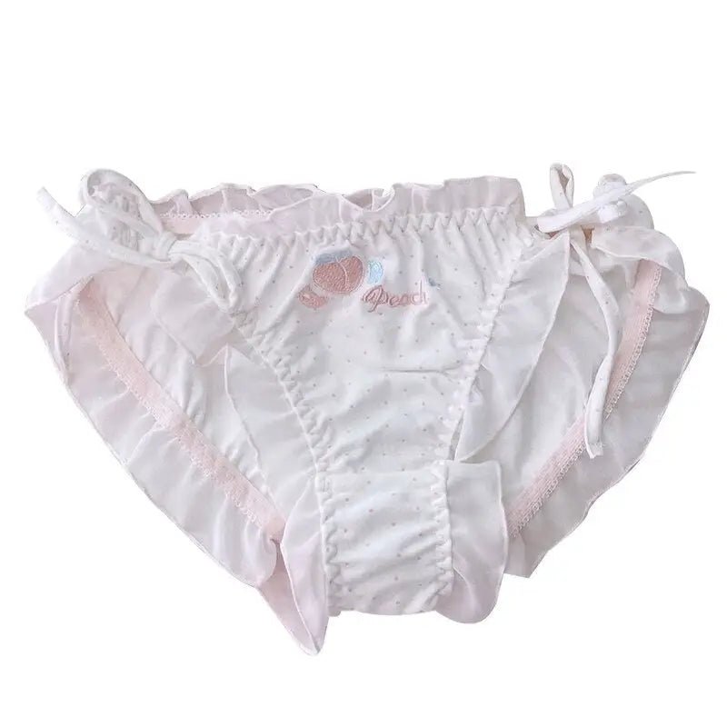 Flattering Peach Undies with Ribbons and Ruffles for Every Body Shape - Cosparty