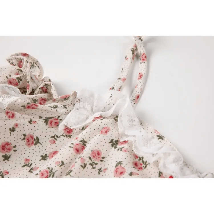 Floral Off the Shoulder Dress for an Angelic Look - Cosparty