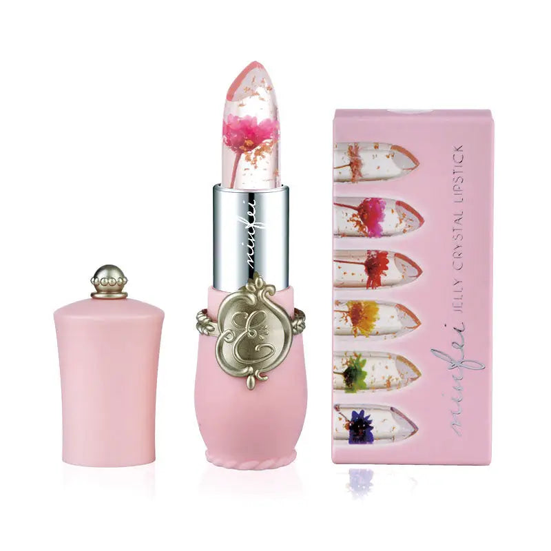 Flower-infused Jelly Lipstick in Pink Princess Casing - beauty