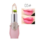 Flower-infused Jelly Lipstick in Pink Princess Casing - 05 Matcha green - beauty